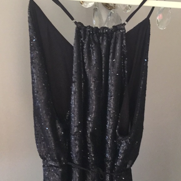 NWT FEsTIVAL! Black Free People sequined M - Picture 4 of 4